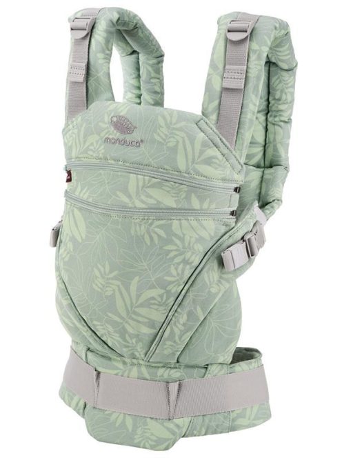 Manduca XT biopamut csatos babahordozó - Limited Edition - Botanic Green