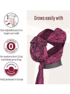 Manduca Twist babahordozó félcsatos - BotanicPink