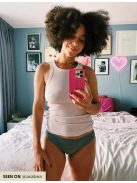 Imse menstruációs bugyi erős vérzéshez - grey melange (XL)