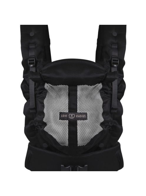 LoveRadius Physio 2. csatos babahordozó fekete (Fizio 2)