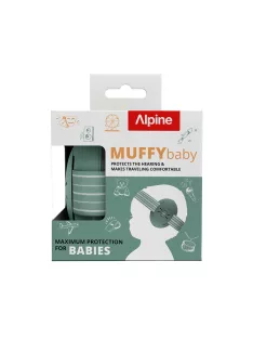 Alpine Muffy Baby fültok csecsemőknek zöld