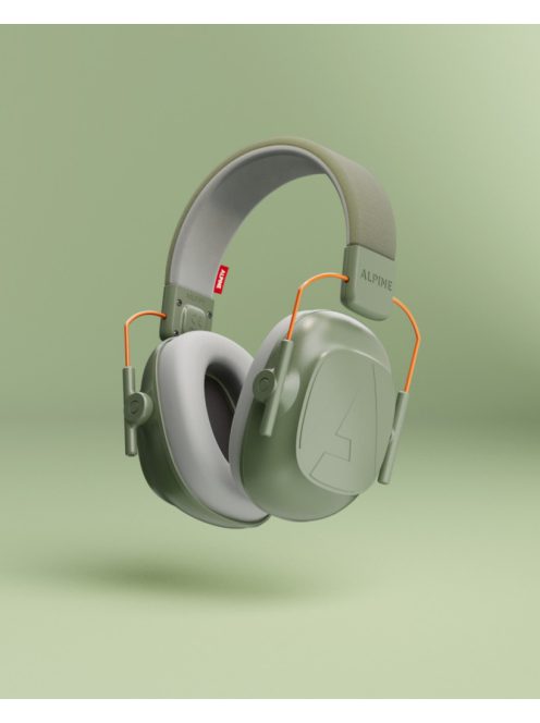 Alpine Muffy - gyerek hallásvédő fültok - zöld