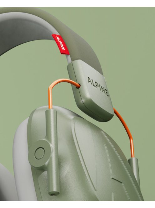 Alpine Muffy - gyerek hallásvédő fültok - zöld