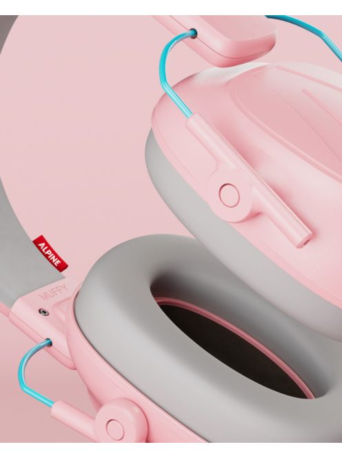 Alpine Muffy - gyerek hallásvédő fültok - rózsaszín