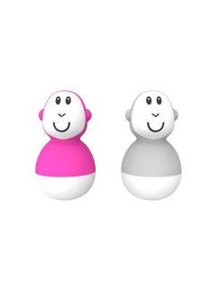 Matchstick Monkey Keljfeljancsi - maki (pink-szürke)