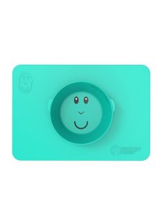   Matchstick Monkey Makihami - Csúszásmentes szilikon alátét + tányér 2:1 - zöld