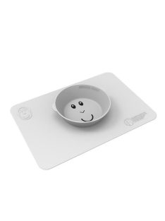   Matchstick Monkey Makihami - Csúszásmentes szilikon alátét + tányér 2:1 - szürke