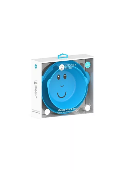 Matchstick Monkey Makihami - Tányér szett - kék