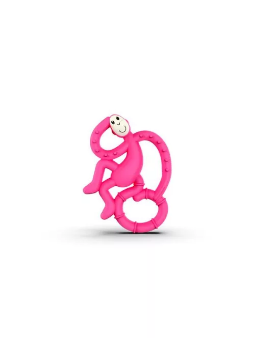 Matchstick Monkey Mini táncoló rágómaki - pink (0-3 hó)