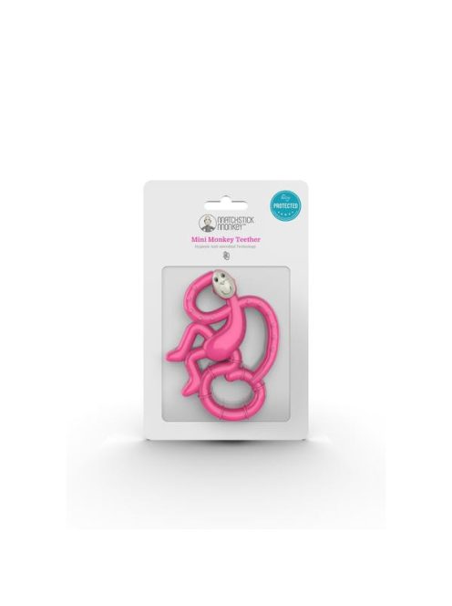 Matchstick Monkey Mini táncoló rágómaki - pink (0-3 hó)
