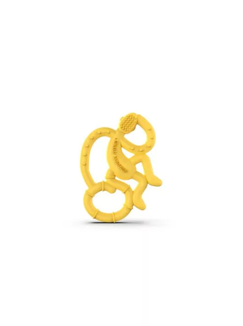 Matchstick Monkey Mini táncoló rágómaki - sárga (0-3hó)