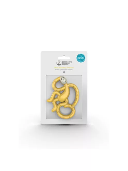 Matchstick Monkey Mini táncoló rágómaki - sárga (0-3hó)