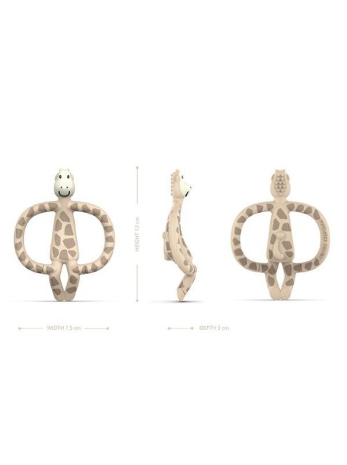 Matchstick Monkey RágóZoo rágóka és textilpelus szett - zsiráfos
