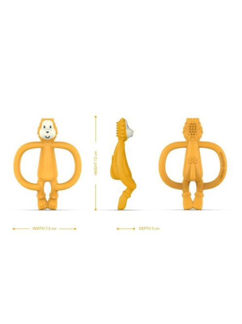Matchstick Monkey RágóZoo rágóka és textilpelus szett - oroszlános