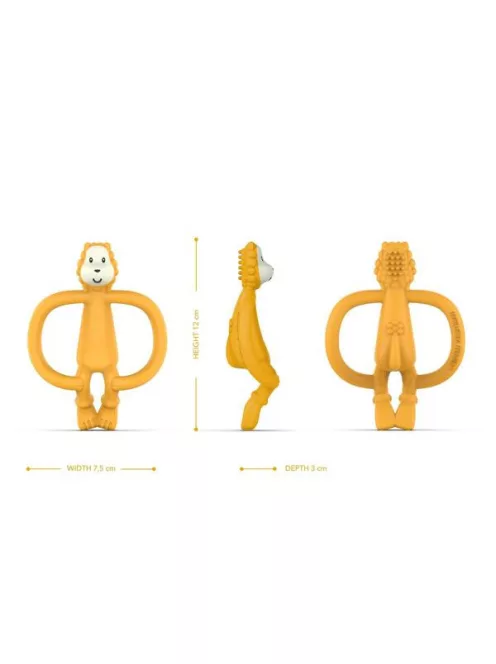 Matchstick Monkey RágóZoo rágóka és textilpelus szett - oroszlános