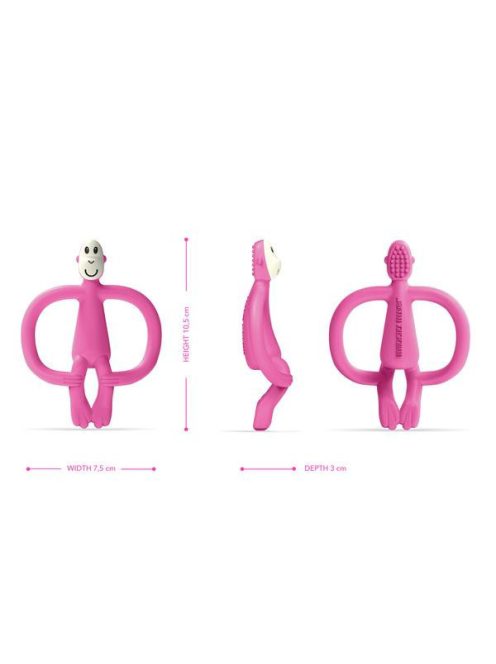 Matchstick Monkey Rágómaki (no tail) - Pink