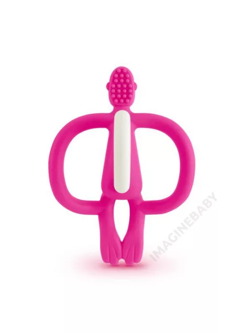 Matchstick Monkey Rágómaki - Pink - rágóka fogzásra
