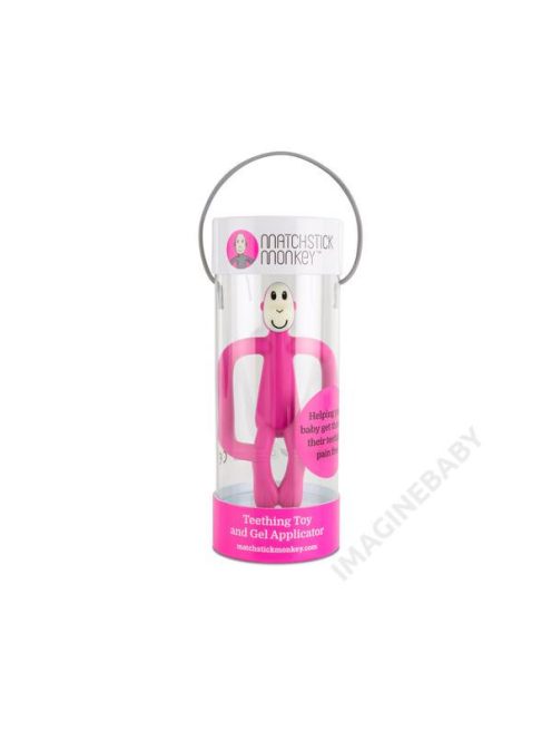 Matchstick Monkey Rágómaki - Pink - rágóka fogzásra
