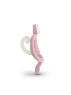   Matchstick Monkey Rágómaki - Púderrózsaszín - rágóka fogzásra