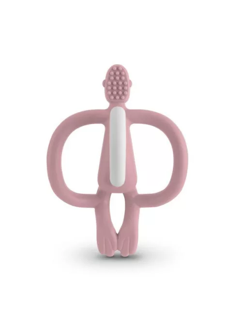 Matchstick Monkey Rágómaki - Púderrózsaszín - rágóka fogzásra