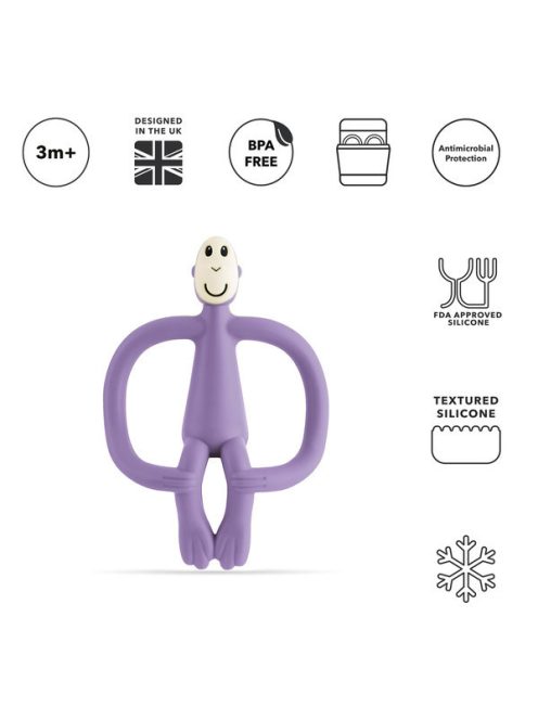 Matchstick Monkey Rágómaki - lila - rágóka fogzásra