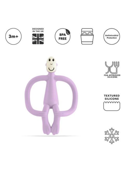 Matchstick Monkey Rágómaki - Pasztell lila - rágóka fogzásra