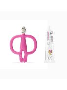 Matchstick Monkey rágómaki és fogínygél szett - pink