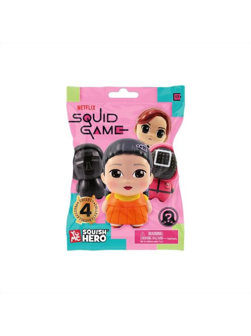 YuMe Squid Game Squish Hero meglepetés mini figura tasakban