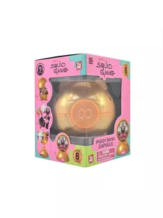   YuMe Squid Game Piggy Bank meglepetés mini figura szerencsemaacban