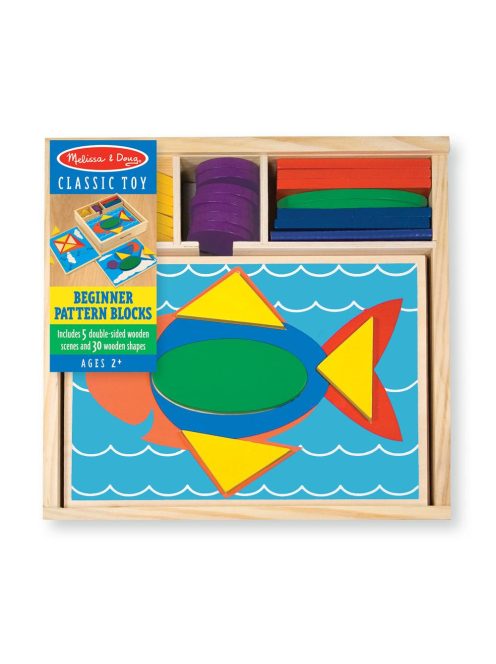 Melissa & Doug Fa készségfejlesztő játék, Formaillesztő