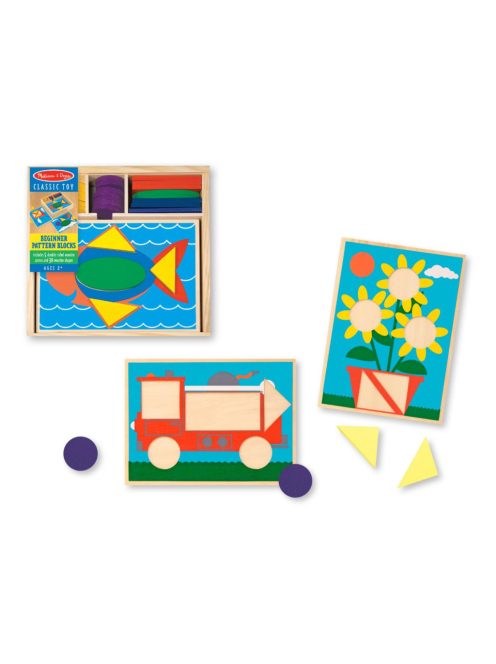 Melissa & Doug Fa készségfejlesztő játék, Formaillesztő