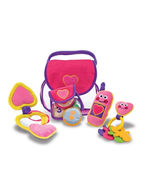 Melissa & Doug bébi és tipegő játékok puha retikül