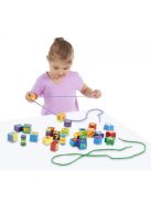 Melissa & Doug fűzős gyöngyök dobozban