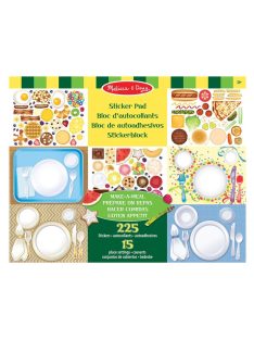   Melissa & Doug Kreatív játék, Matrica készlet, ételkészítés