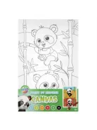 Moxy Festés számok szerint, 6 szín - Panda