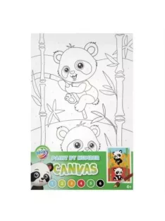 Moxy Festés számok szerint, 6 szín - Panda