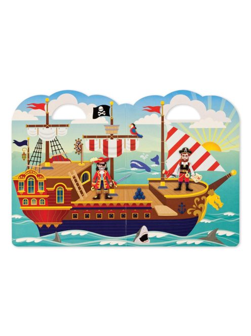 Melissa & Doug pufi matrica készlet kalózok