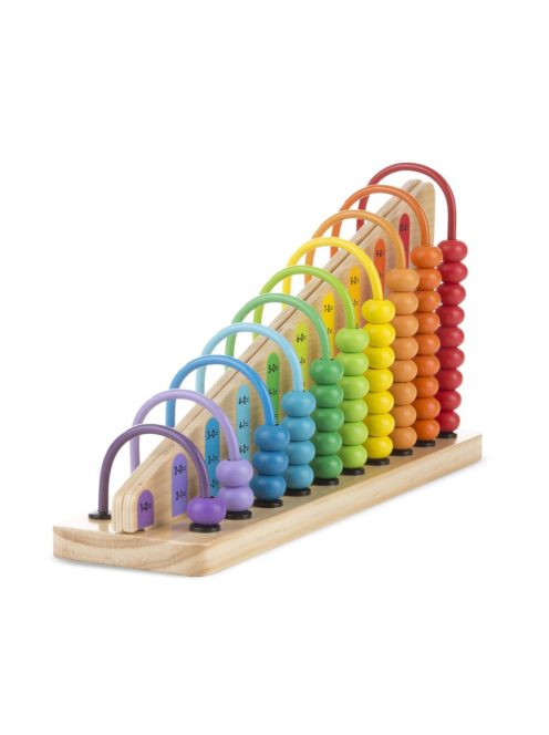 Melissa & Doug fa készségfejlesztő játék, íves abakusz