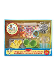 Melissa & Doug, sütés-főzés, játék sütő készlet