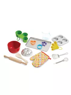 Melissa & Doug, sütés-főzés, játék sütő készlet