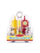 Melissa & Doug, sütés-főzés, játék ételízesítő készlet