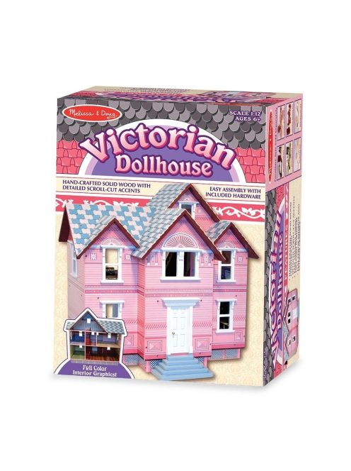 Melissa & Doug emeletes fa babaház, viktoriánus