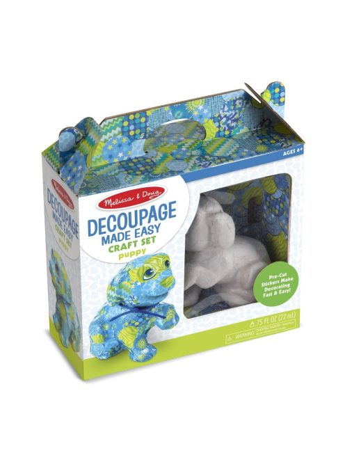 Melissa & Doug decoupage - kiskutya