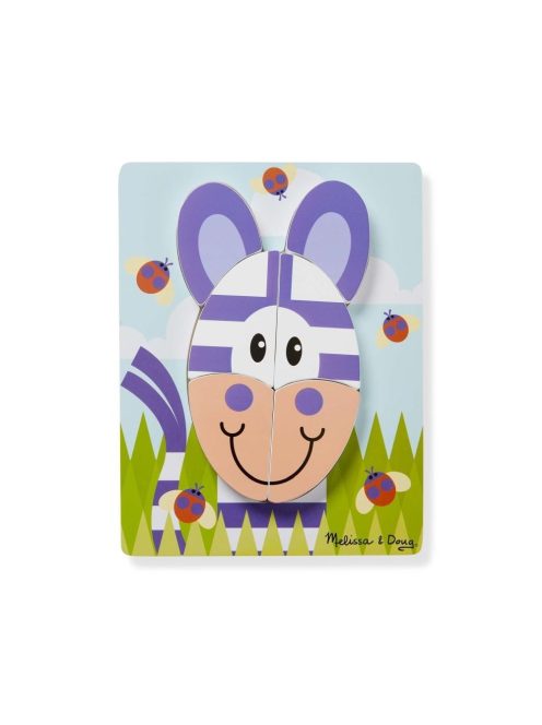 Melissa & Doug Bébi és tipegő fajátékok, Óriás puzzle, szafari