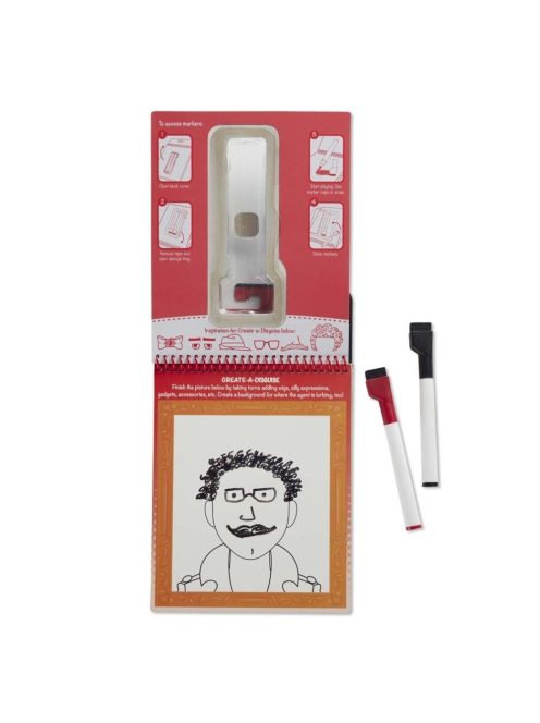 Melissa & Doug Kreatív játék, Letörölhető lapok, kémjátszma