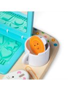 Melissa & Doug bébijáték, Fa asztali laptop kiegészítőkkel