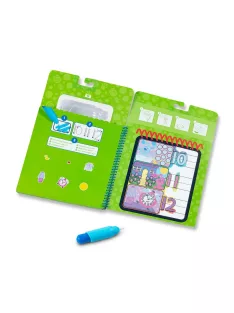   Melissa & Doug kreatív játék, rajzolás vízzel, Azúrkék nyomok és te - számolás
