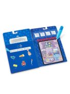 Melissa & Doug kreatív játék, rajzolás vízzel, Azúrkék nyomok és te - formák