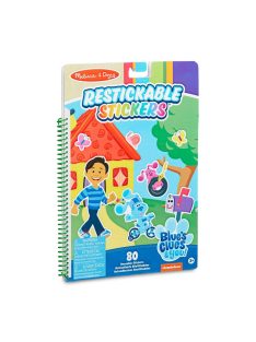   Melissa & Doug kreatív játék, újrahasználható matricakészlet, Azúrkék nyomok és te - Azúrkék kedvenc helyei
