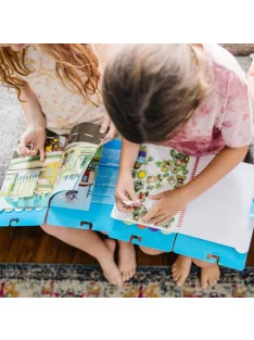   Melissa & Doug kreatív játék, újrahasználható matrica füzet, Mancs Őrjárat - Kaland-öböl